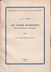 Les anciens Macédoniens. Etude linguistique et historique. Tome I.