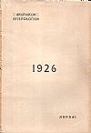 «ΑΝΔΡΙΑΚΟΝ ΗΜΕΡΟΛΟΓΙΟΝ» 1926