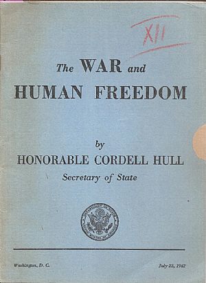 The war and human freedom