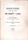 Oraison funebre composee pour les obseques de MM. Herbert et Lloyd