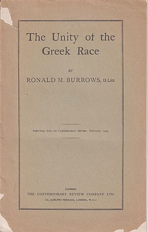 The Unity of the Greek Race