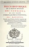 PRECIS HISTORIQUE DES COMNENES ET DES MANIOTES